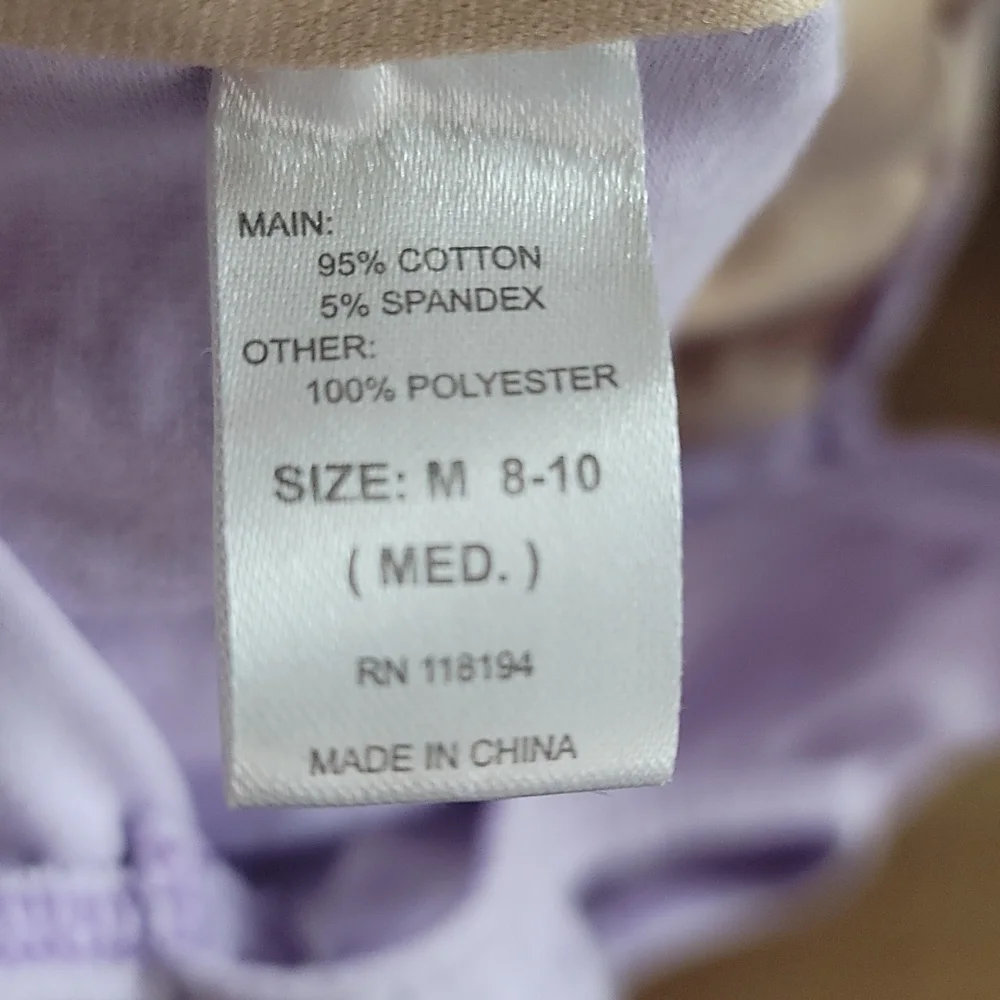 Shimmy Shimmy Lavender Ballet Tutu Dress Girls 7/8 Sparkle Dance Dress NWT